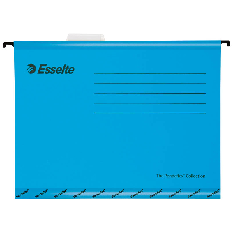 Подвесная папка Esselte "Pendaflex Plus Foolscap", 240*412мм, картон, 210г/м2, синяя